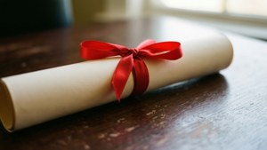 Red Ribbon Diploma