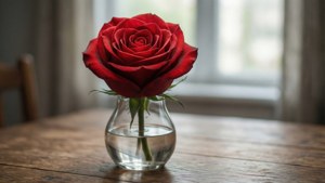 Red Rose Still Life
