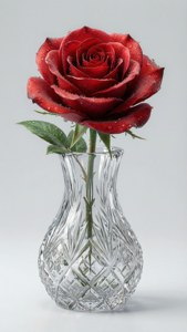 Red Rose Vase