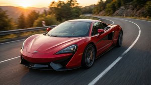 Red Sports Car Drive