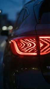 Red Taillight Glow