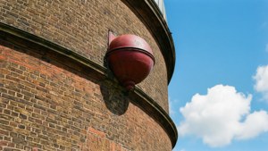 Red Time Ball and Blue Sky