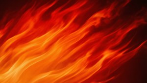 Red to Orange Fire