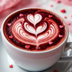 Red Velvet Valentine Latte