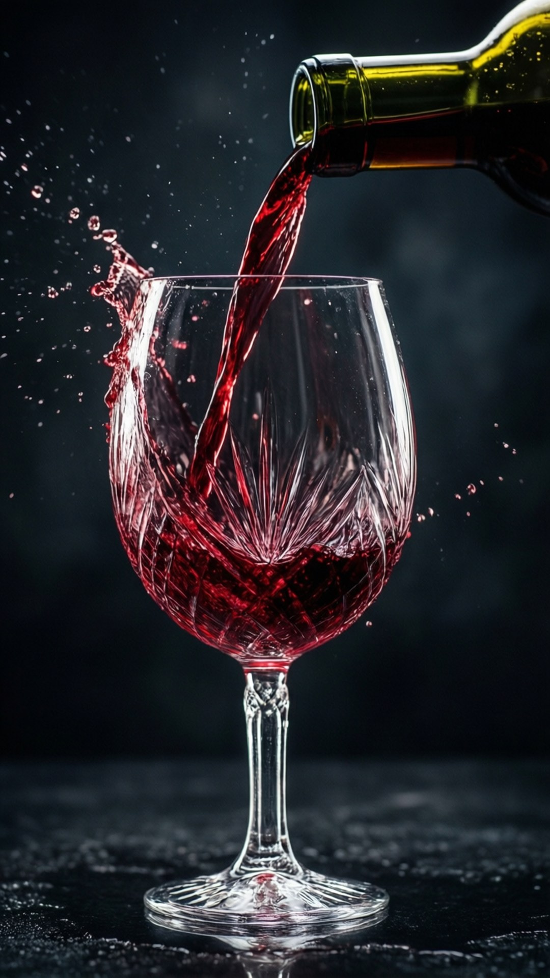 Red Wine Splash by Wallpapers.art Studio