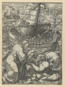 Redding van Petrus door Christus