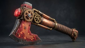 Redstone Pickaxe Steampunk