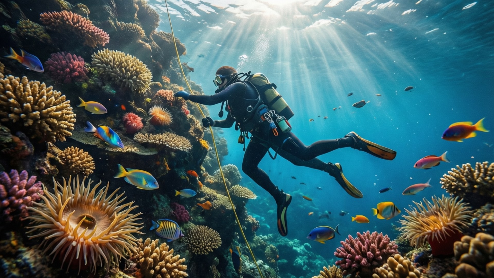 Reef Ascent by Wallpapers.art Studio