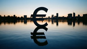Reflected Euro at Dusk
