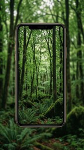 Reflection Forest iPhone X