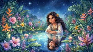 Reflection in Magic Pond