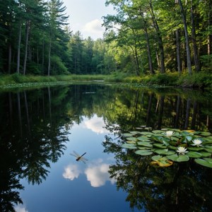 Reflections at Vernon Forest Pond