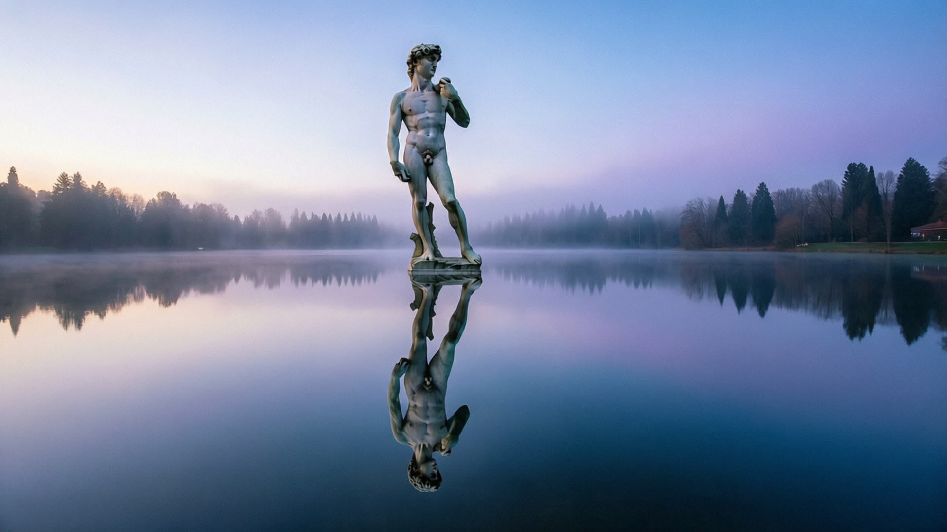 Reflections of David by Wallpapers.art Studio