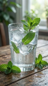 Refreshing Glass Water