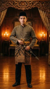 Regal Warrior in Palace