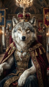 Regal Wolf Throne