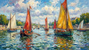 Regatta on the Seine