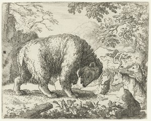 Reinaert de vos belooft Bruun de beer honing