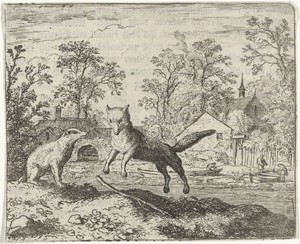 Reinaert de vos biecht alles op aan Grimbeert de das