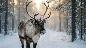 Reindeer in the Mist