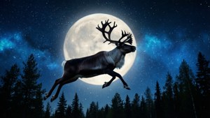 Reindeer Moon Flight