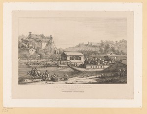 Reis van Pius VII over de Saône