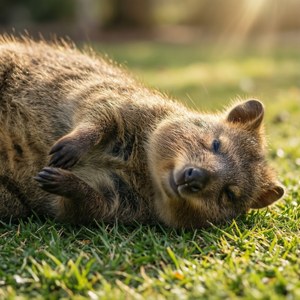 Relaxed Quokka Belly