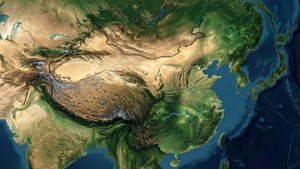 Relief Map China