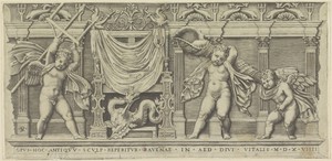 Reliëf met drie putti