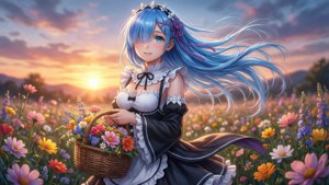 Rem in Flower Field