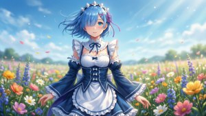 Rem in Flower Field