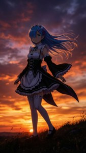 Rem Sunset Silhouette