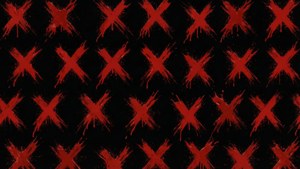 Repeating Blood X Pattern