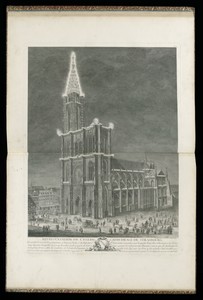 REPRESENTATION DE L’EGLISE CATHEDRALE DE STRASBOURG