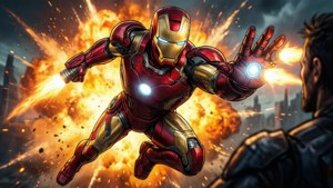 Repulsor Blast Action