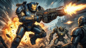 Repulsor Blast Action