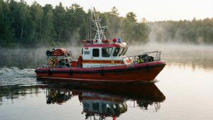 Rescue Boat on River