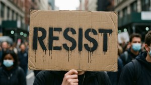Resist Placard