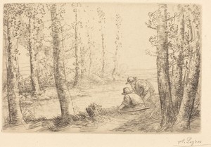 Rest along the Banks of the River (Repos au bord de la riviere)