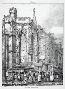 Restes et Fragmens d'Architecture du Moyen Age:  Église St. Sauveur, Caën