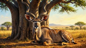 Resting Kudu