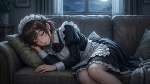 Resting Maid