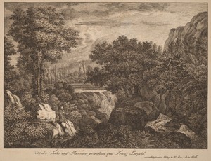 Resting Travelers in a Mountainous Landscape
