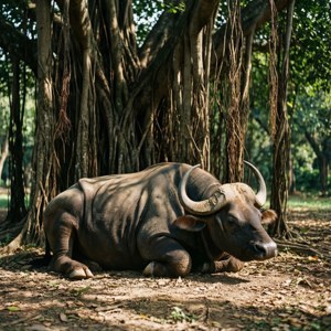 Resting Under Banyan