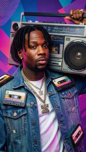 Retro Boombox