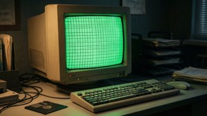 Retro Computer Desk