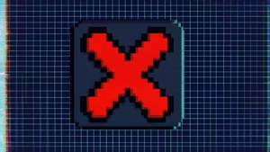 Retro Delete Icon