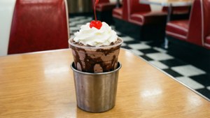 Retro Diner Chocolate Shake