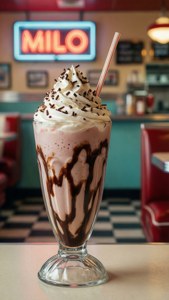 Retro Diner Milo Shake