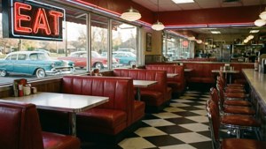 Retro Diner Scene